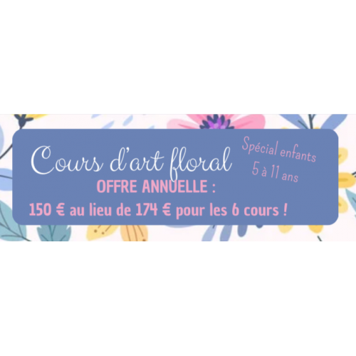 Cours d'art floral enfants...