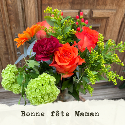 Bouquet tons chauds