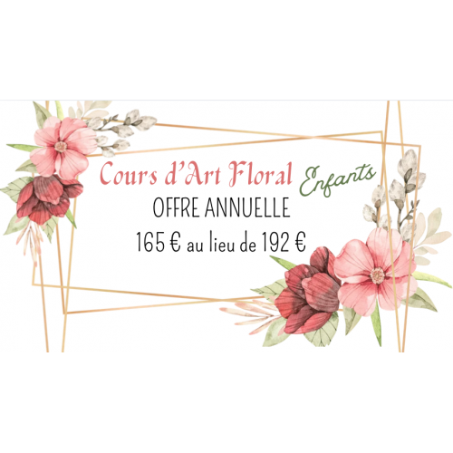 Cours d'art floral enfant...